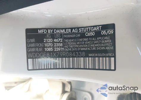 2009 Mercedes-Benz C 300 Luxury 4Matic/Sport 4Matic from USA, damaged, VIN WDDGF81X79R084338